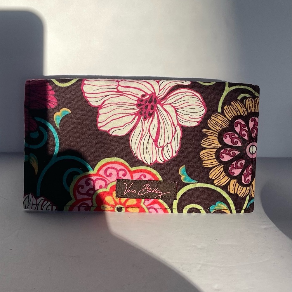 Vera Bradley Mod Floral Checkbook Cover Retired